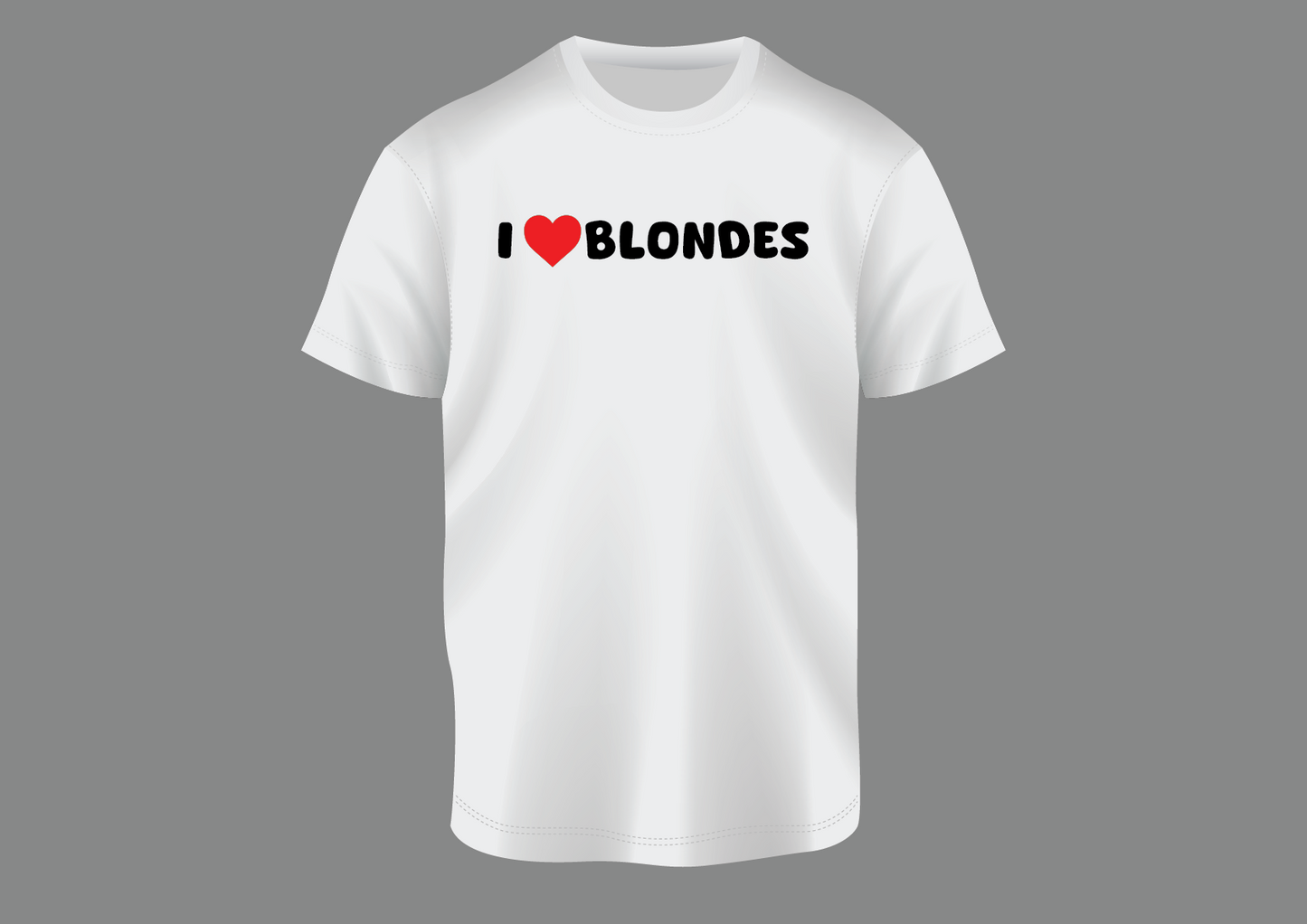 I love blondes, Men's T-shirt