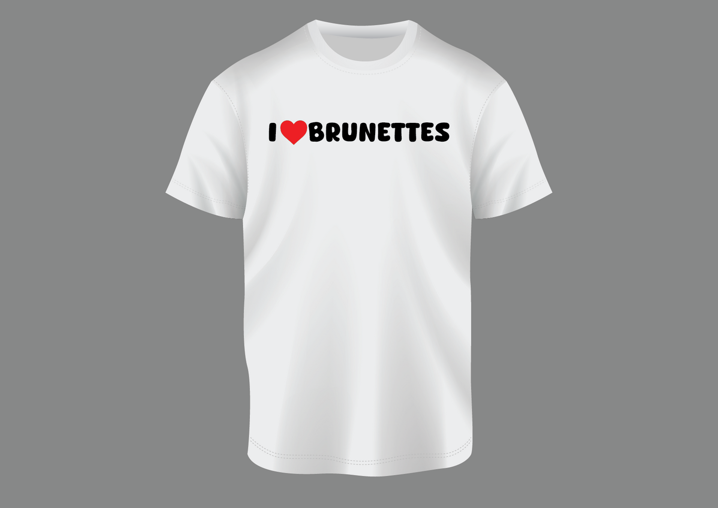 I love brunettes, Men's T-shirt