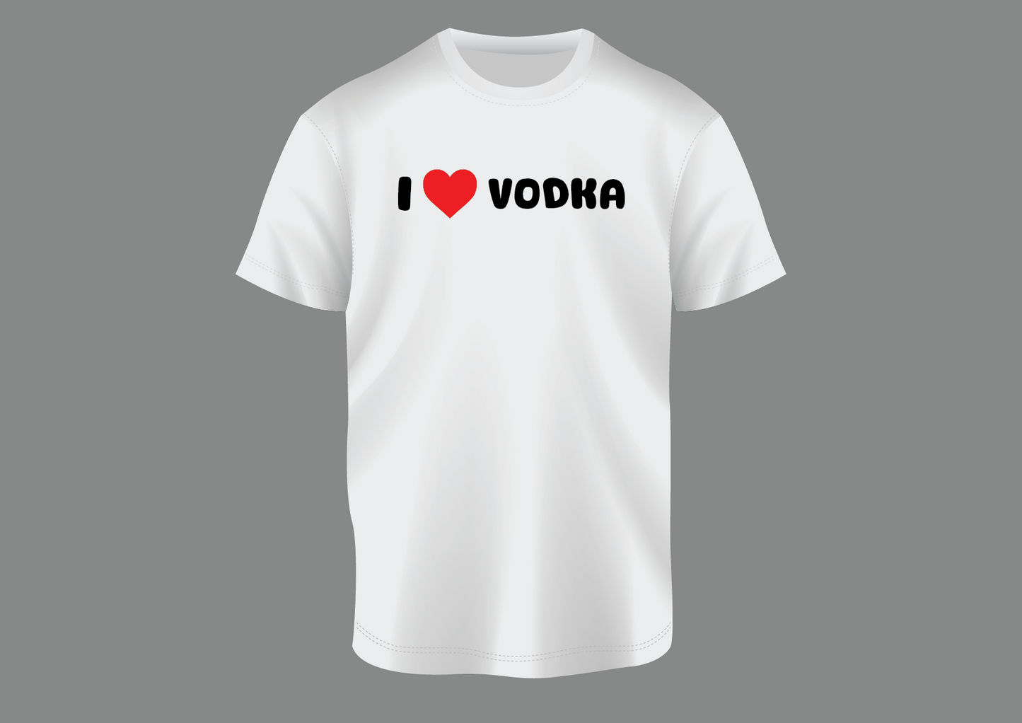 I love vodka, Men's T-shirt