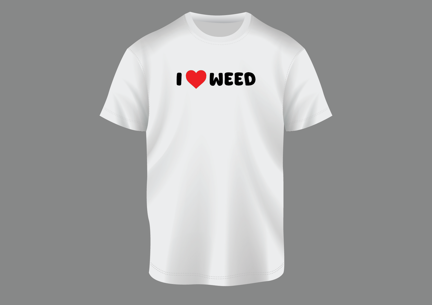 I love weed, Men's T-shirt