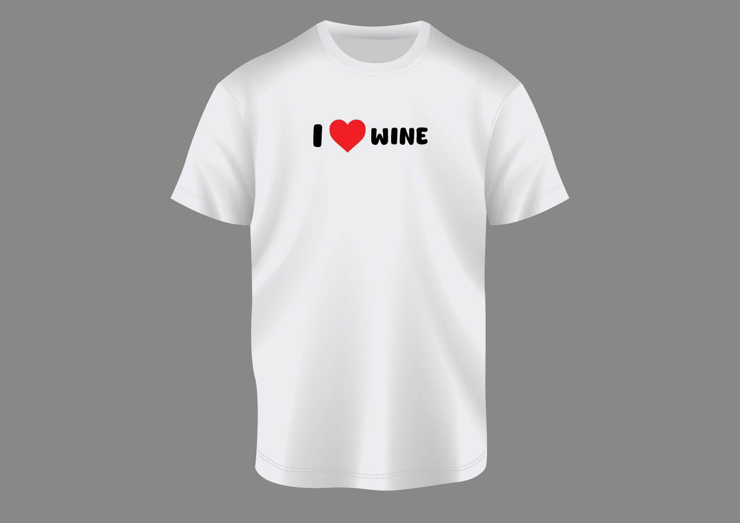 I love wine, Men's T-shirt