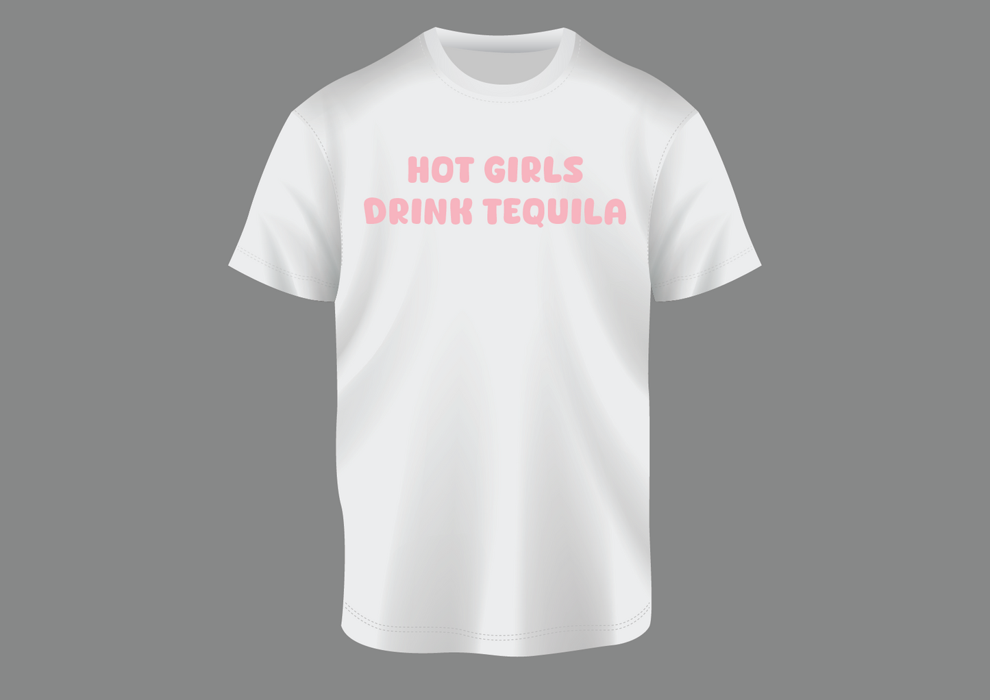 Hot girls drink tequila, women's shirt