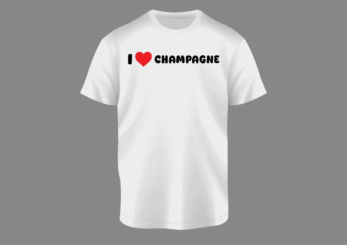I love champagne, Men's T-shirt