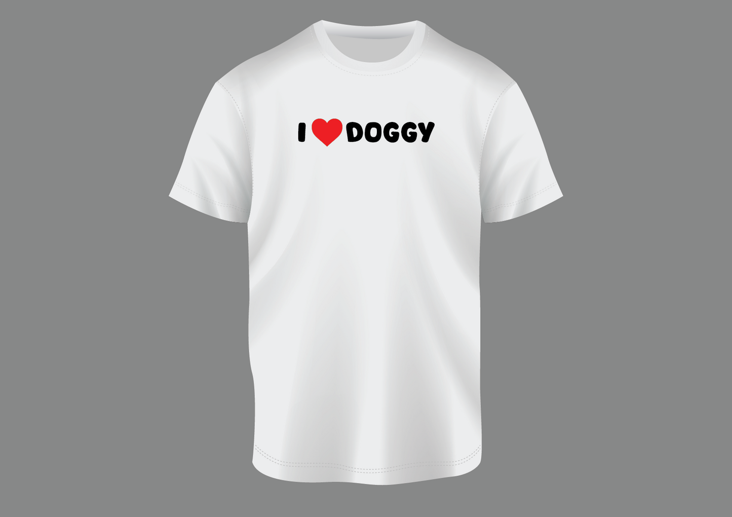 I love doggy, women's shirt