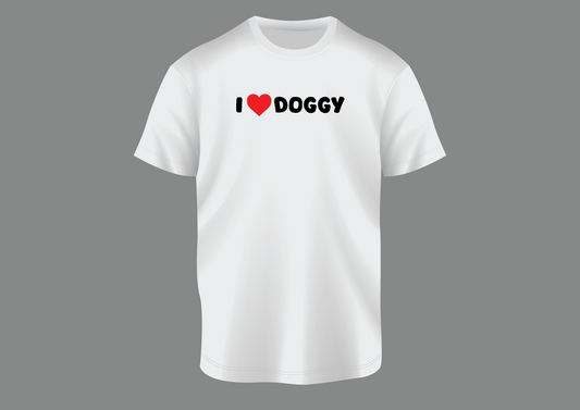 I love doggy, women's shirt