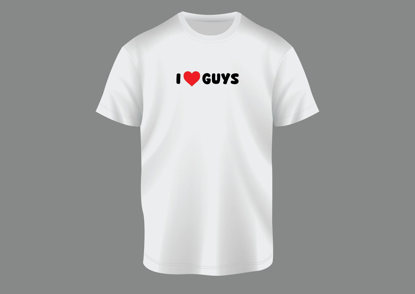 I love guys, Men's T-shirt