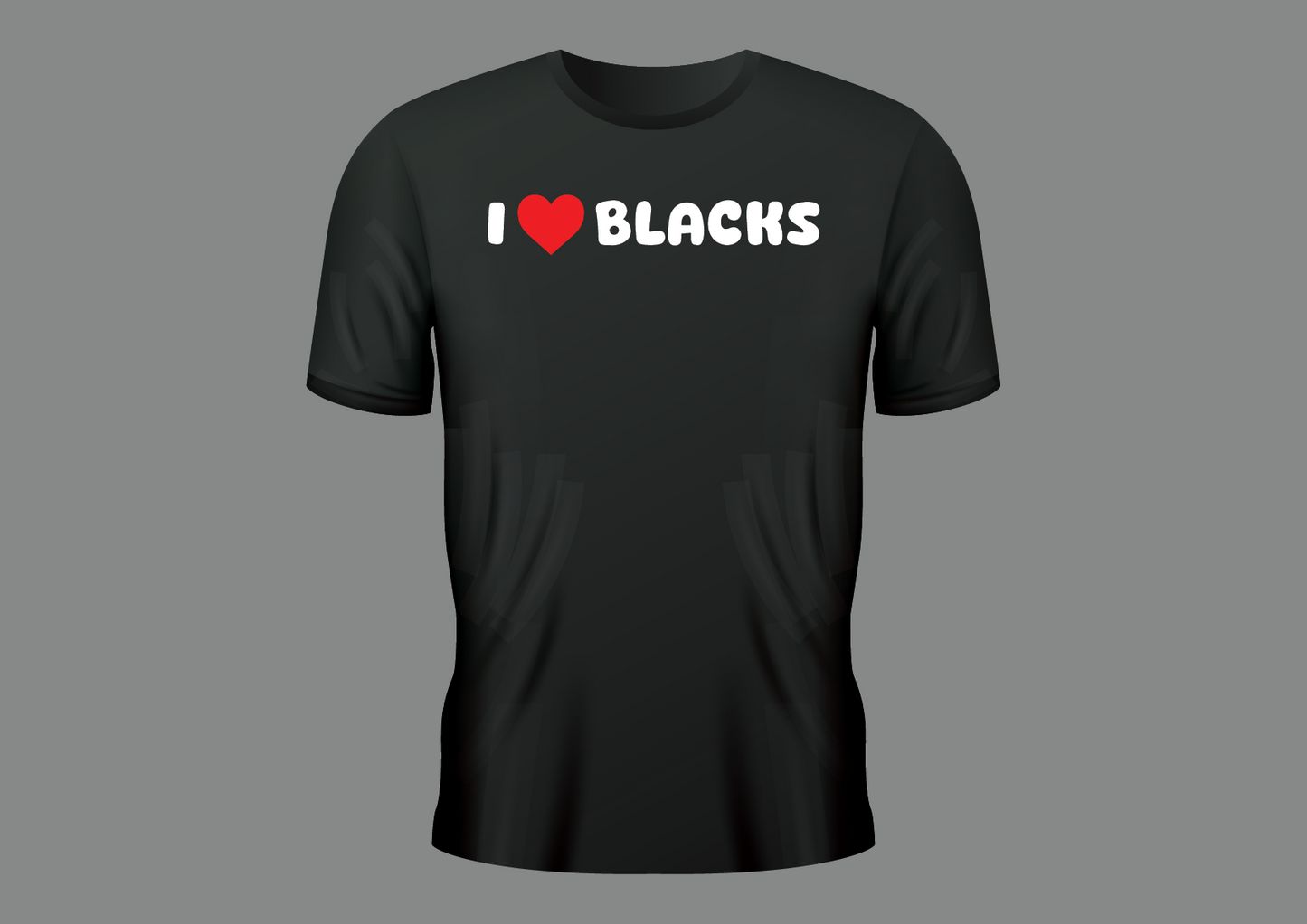 I love blacks, Men's T-shirt