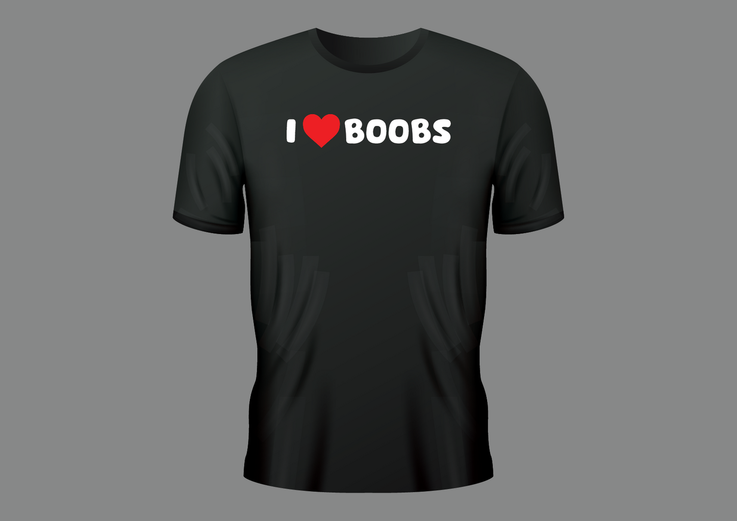 I love boobs, Men's T-shirt