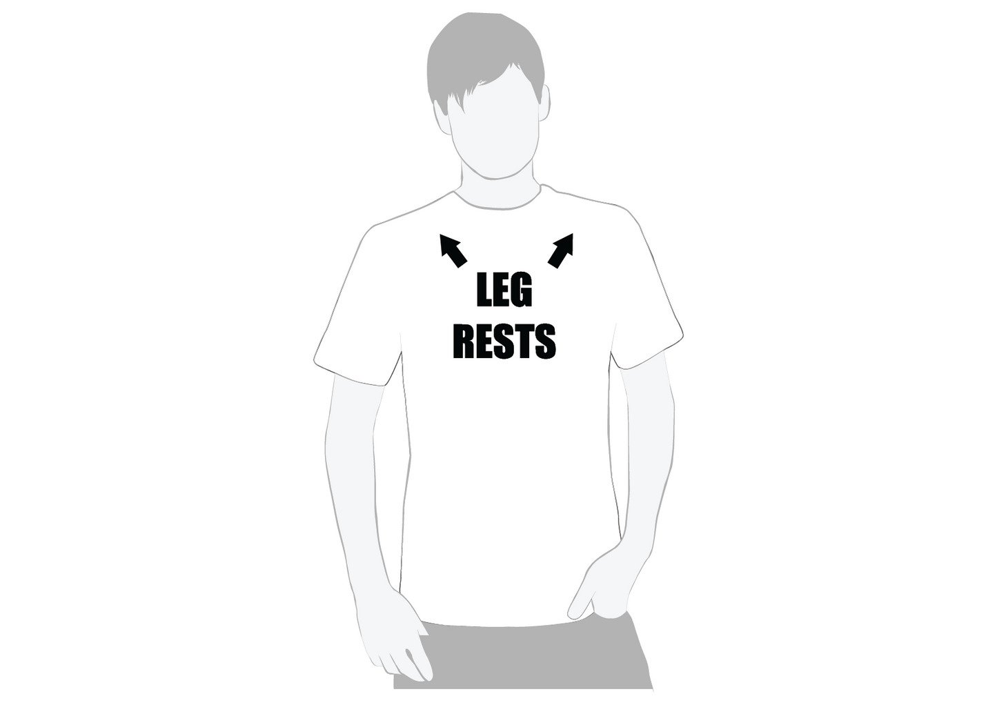 Leg rests, Men's T-shirt